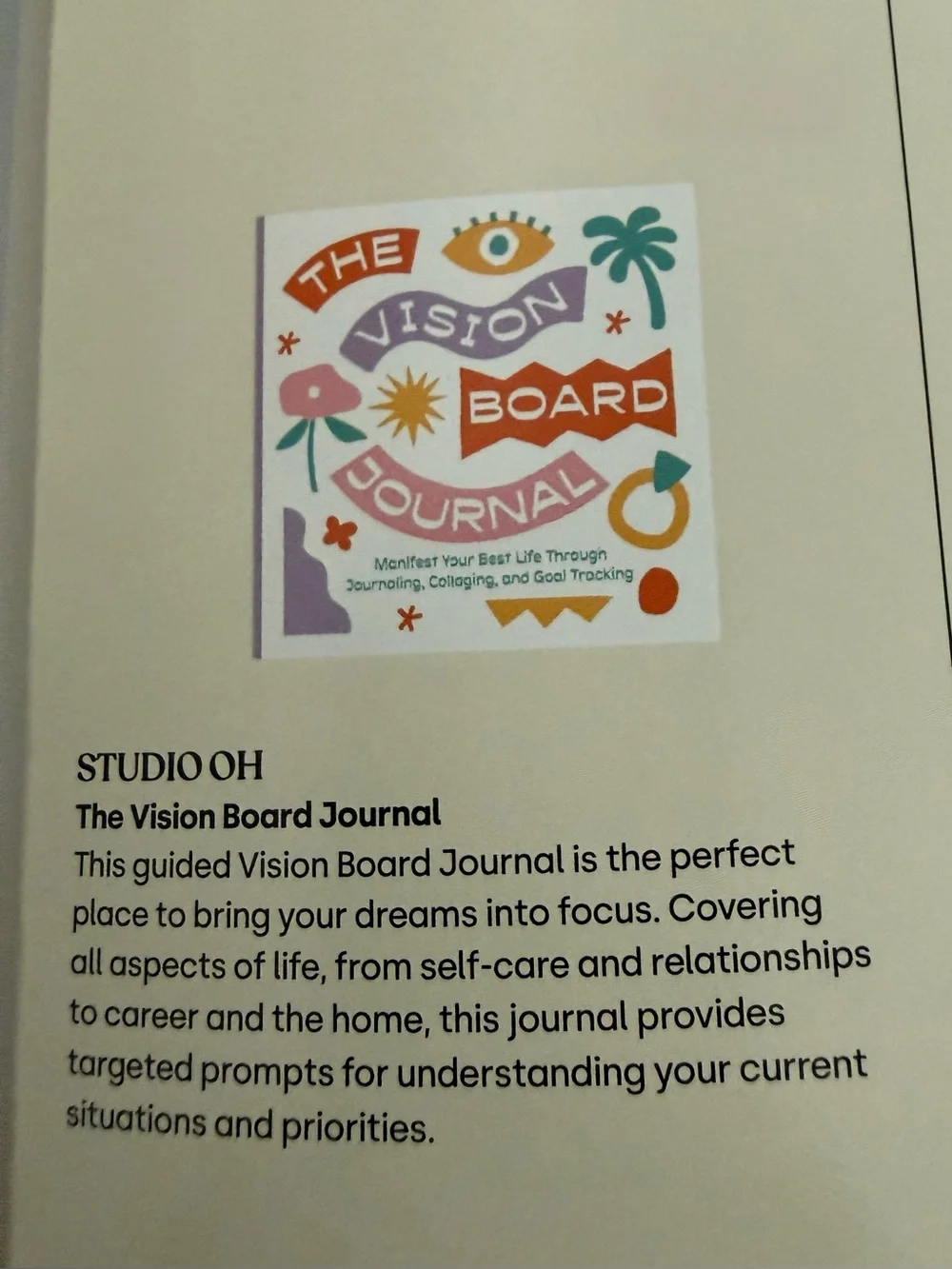 Studio Oh Vision Board Planner